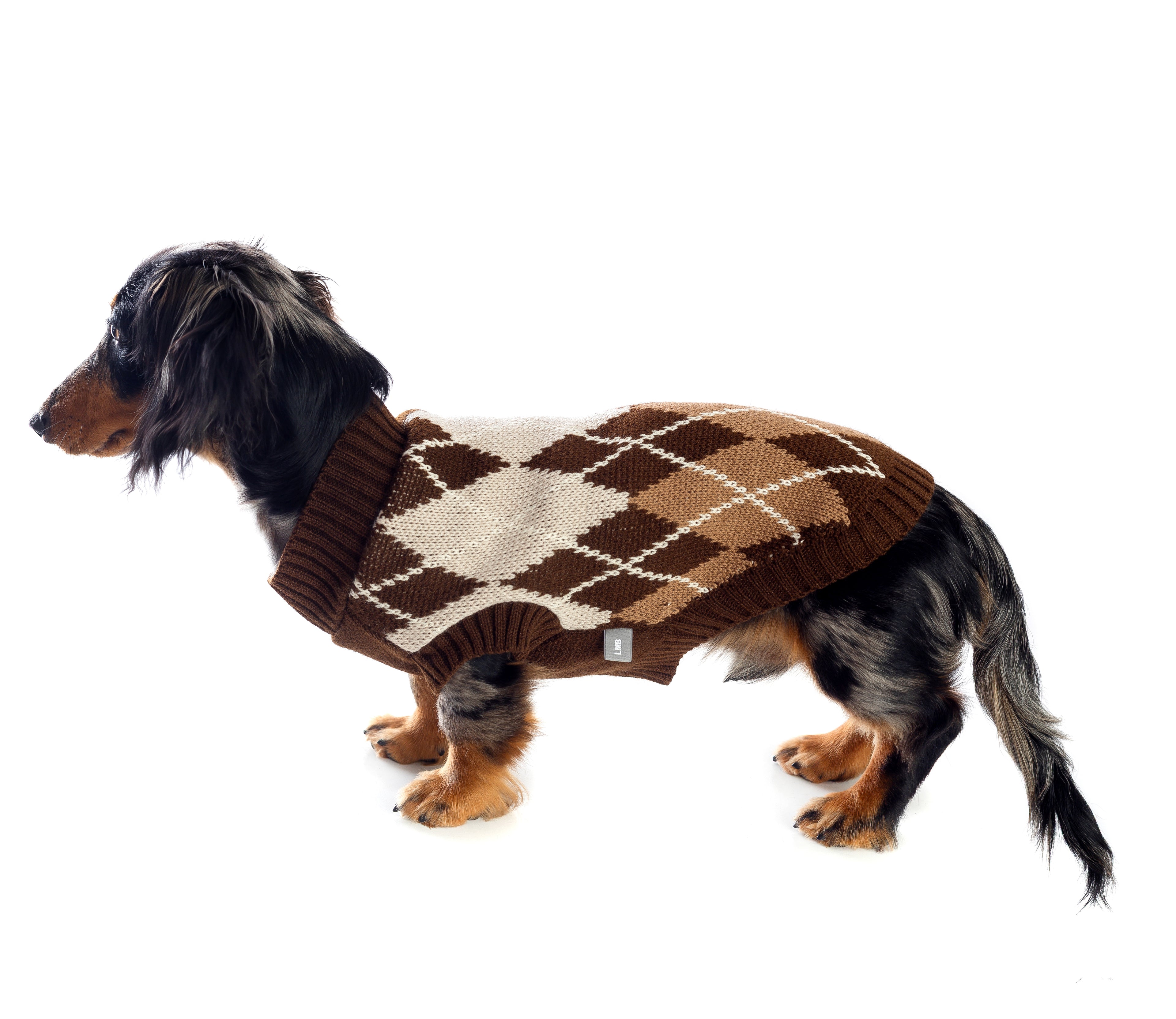 SWEATER MARRON PERRO/GATO